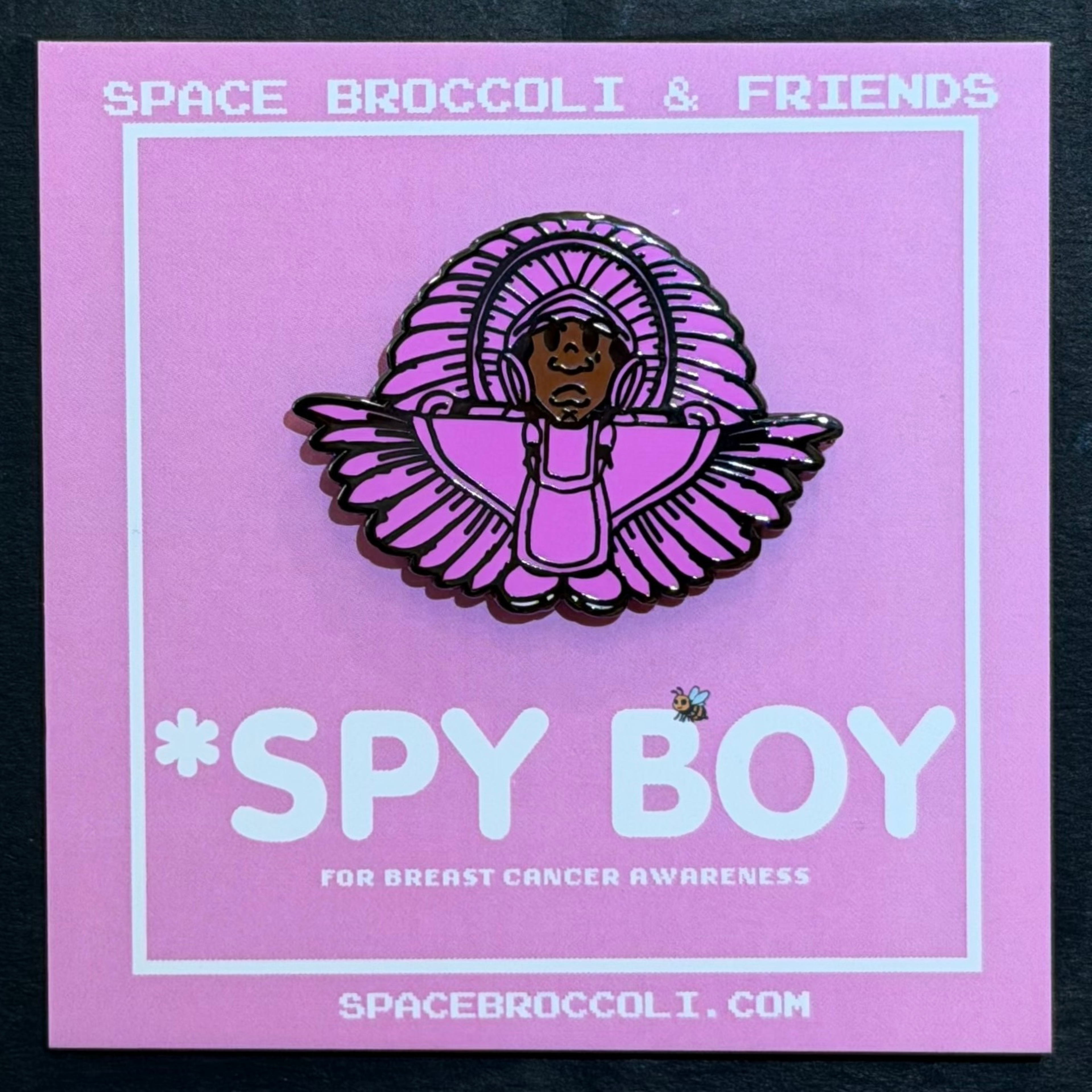 SPY BOY Breast Cancer Awareness Pin