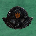 SPY BOY dancing in the dark glitter chase enamel pin by Compton III, a New Orleans artist
