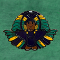 SPY BOY Mardi Gras supersuit enamel pin by Compton III, a New Orleans artist