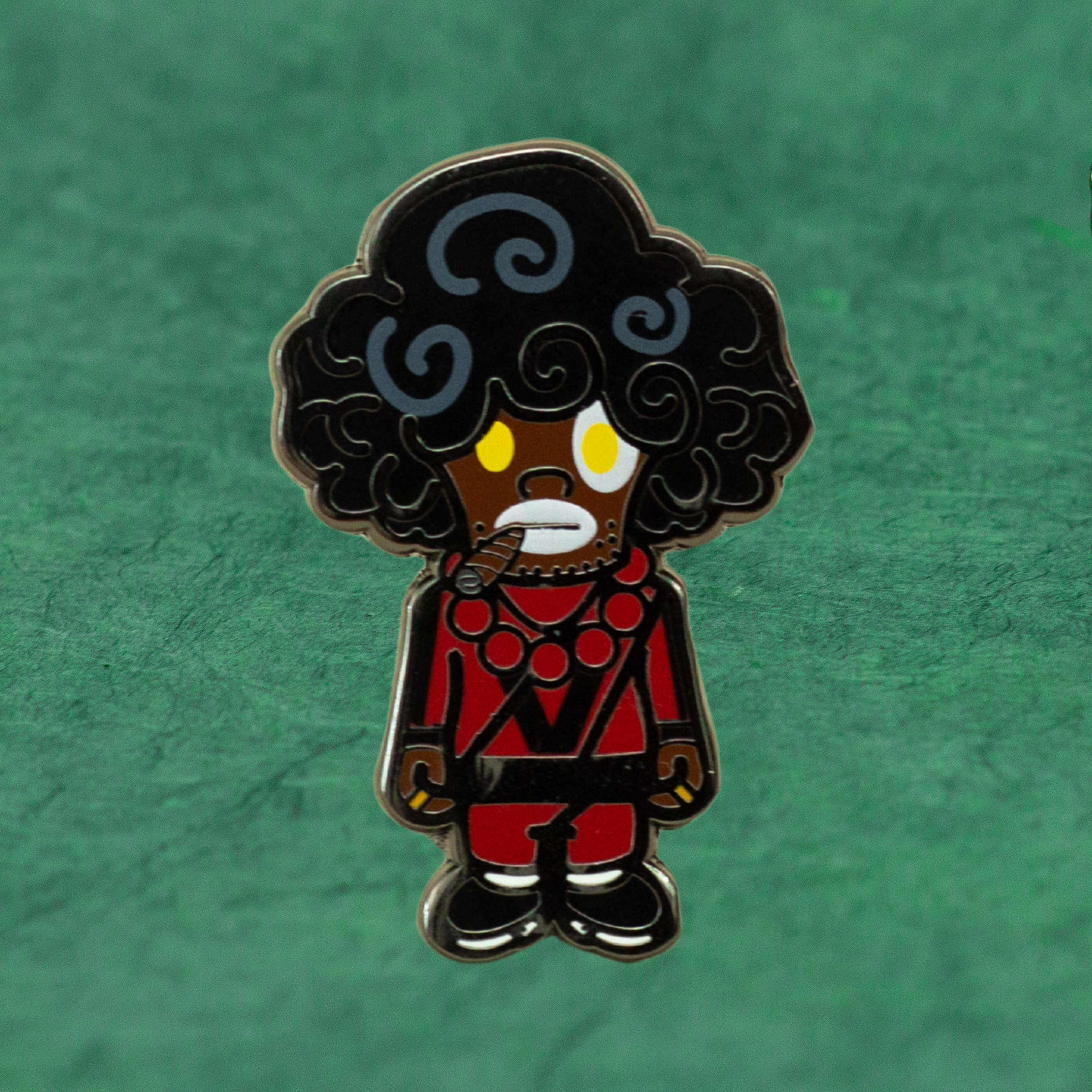 ZBO Thrilla March Madness enamel pin by Compton III, a New Orleans artist